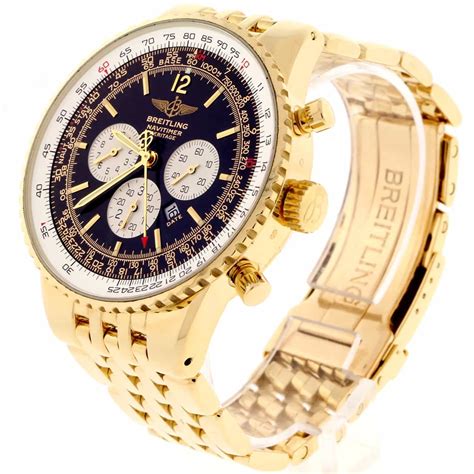 breitling navitimer heritage gold and silver|Breitling Navitimer discount.